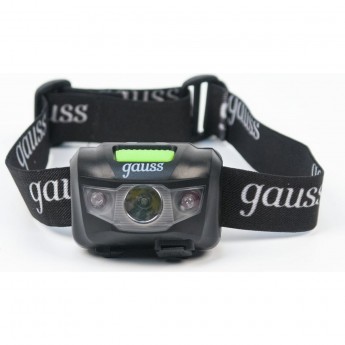 Фонарь налобный GAUSS GFL405 LED 3W Фонарь налобный GAUSS GFL405 LED 3W