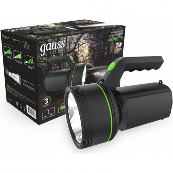 Фонарь прожекторный GAUSS GFL601 7W 200lm Li-ion 3000mAh LED Фонарь прожекторный GAUSS GFL601 7W 200lm Li-ion 3000mAh LED