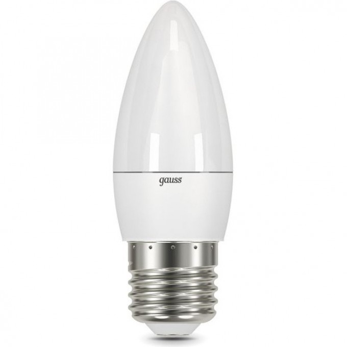Лампа GAUSS BLACK Свеча 9.5W 950LM 6500К E27 LED 1/10/50 103102310
