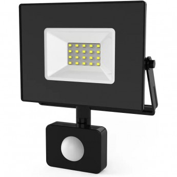 Прожектор GAUSS ELEMENTARY-S 30W 2100lm 6500К 175-265V IP65 черный с датчиком движения LED Прожектор GAUSS ELEMENTARY-S 30W 2100lm 6500К 175-265V IP65 черный с датчиком движения LED