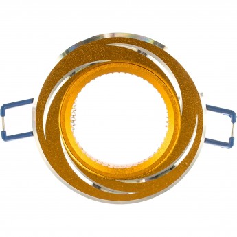 Светильник GAUSS ALUMINIUM AL015 Круг. Золото/Хром, Gu5.3 1/100 Светильник GAUSS ALUMINIUM AL015 Круг. Золото/Хром, Gu5.3 1/100