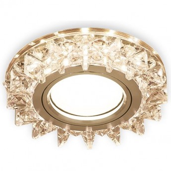 Светильник GAUSS BACKLIGHT BL037 Кругл. Кристалл/Хром, Gu5.3, LED 2700K Светильник GAUSS BACKLIGHT BL037 Кругл. Кристалл/Хром, Gu5.3, LED 2700K