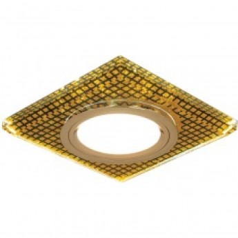 Светильник GAUSS BACKLIGHT BL075 Квадрат. Кристалл/Черный/Золото, Gu5.3, LED 2700K 1/40 Светильник GAUSS BACKLIGHT BL075 Квадрат. Кристалл/Черный/Золото, Gu5.3, LED 2700K 1/40