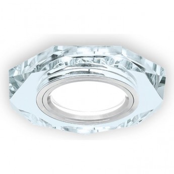 Светильник GAUSS BACKLIGHT BL054 Восемь гран. Кристалл/Хром, Gu5.3, LED 4100K Светильник GAUSS BACKLIGHT BL054 Восемь гран. Кристалл/Хром, Gu5.3, LED 4100K