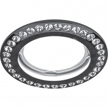 Светильник GAUSS STRASS CA031 Круг. Кристал/Черный, Gu5.3 1/30 Светильник GAUSS STRASS CA031 Круг. Кристал/Черный, Gu5.3 1/30