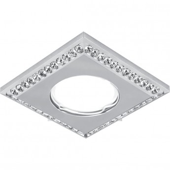 Светильник GAUSS STRASS CA036 Квадрат. Кристал/Хром, Gu5.3 Светильник GAUSS STRASS CA036 Квадрат. Кристал/Хром, Gu5.3