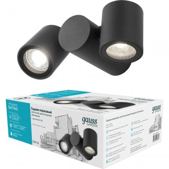 Светильник садово-парковый GAUSS SONATA 2*35W, 2*GU10 170-240V / 50Hz, IP54 (1/12) Светильник садово-парковый GAUSS SONATA 2*35W, 2*GU10 170-240V / 50Hz, IP54 (1/12)